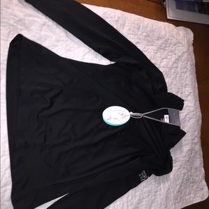 Greg Norman 1/4 zip long sleeve golf shirt Small